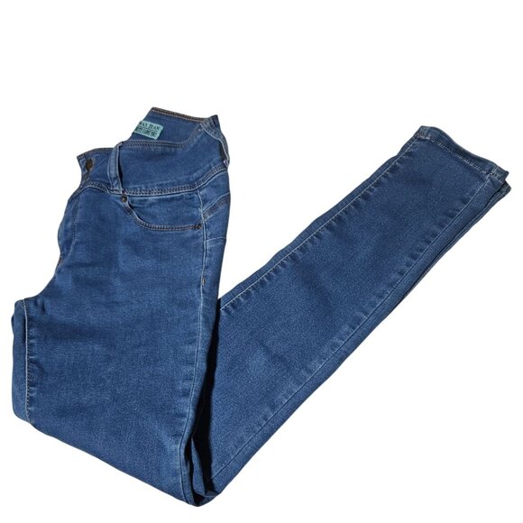 Wax Butt I Love You Jeans Womens Size 5 Low Rise Medium Wash Denim Pants Juniors - Picture 1 of 6